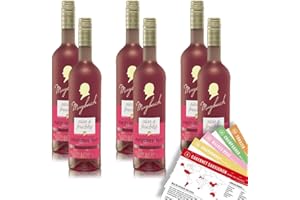 ‎VINOX Maybach Portugieser Rosé QbA, süß&fruchtig, sortenreines Weinpaket + VINOX Winecards (6x0,75l)