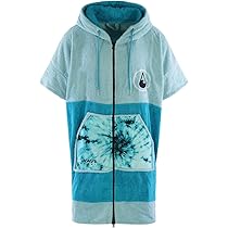 Wave Hawaii - Poncho De Bain En Bambou Et Coton Taille M - Pour Plage, Surf, Piscine Et Spa (155-185 Cm)