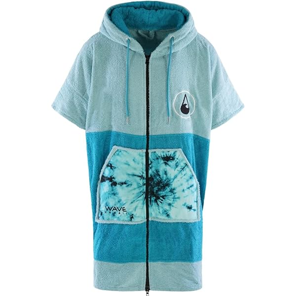 WAVE HAWAII Pahoa Reisponcho, surfponcho, 100% katoen, voor