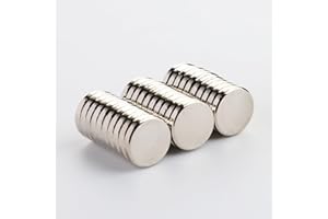 BANJILI 30 Pezzi Magneti Calamite Piccole Magneti Neodimio Magnete Calamita da Parete, Lavagna per il Frigo Lavagna per Ufficio Magneti Rotondi per Stoccaggio (10X3mm-30 PEZZI)