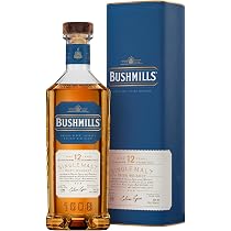 Bushmills 12 Year Old Irish Single Malt Whiskey 40% ABV 70cl