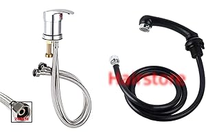 HAIRSTORE MISCELATORE LAVABO LAVANDINO UNIVERSALE COMPLETA DI 2 TUBI FLESSIBILE PER LAVATESTA PARRUCCHIERE - BARBIERE - PROFESSIONALE