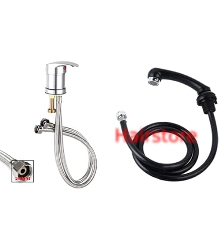 ATCO Friseurarmatur RONDO - Chrom Niederdruck Armatur Mit Brause