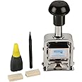 Chrome 9990 Automatic 6 Digit Numbering Machine with Digit Pen – for Consecutive, Repeat & Duplicate Numbering