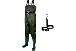 FLY FISHING HERO Chest Waders for Men with Boots Hunting Waders Fishing Boots Waders for Women Free Hangers Included