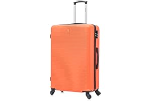 CELIMS - 28 inch Large Luggage | 28 inch Suitcase | 23kg Capacity | Lightweight ABS Hard Shell | Orange