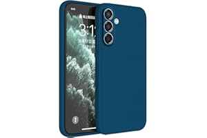 HAFFAN Futerał silikonowy TPU kompatybilny z Samsung Galaxy A35 5G (6.5"), pokrowiec ochronny na telefon komórkowy - szafirowy niebieski