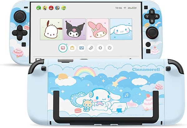 Kuitmor Protective Case Compatible with Switch 2 Model 2025, Hard PC Dockable Scratch&Shock Protection Cover Designed for Switch 2025 - DEG - 1