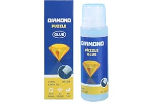 Zuofan Diamond Painting Versiegelung 120 ml, Transparente Kleber, Diamond Painting Kleber, Diamond Painting Zubehör Dauerhaft Geschützt für glitzernde Bilder & Versiegelung von Diamanten