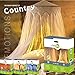 Mosquito insect fly net screen - 2.5 x 12m - decorative bed canopy - White
