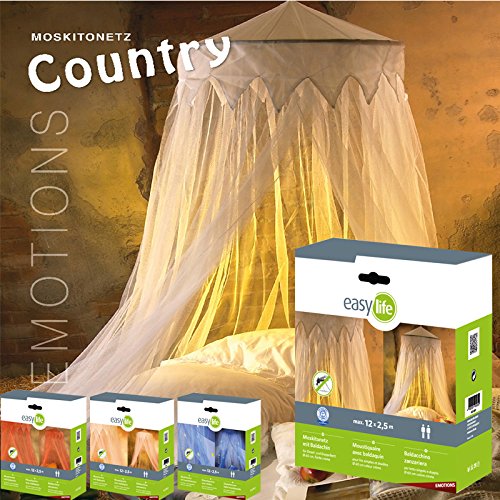 Mosquito insect fly net screen - 2.5 x 12m - decorative bed canopy - White