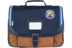 Cartable 35 cm Tann's Les Fantaisies Loan Bleu marine/Camel