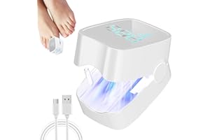 HUTRADE Dispositif Laser pour Mycose Des Ongles, Mycose Ongles des Pieds Nettoyage et Réparation Ongles Traitement, 7 Min Par Jour Améliorer Fongique,Pour Plusieurs Ongles des Mains Et des Pieds