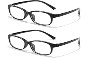 SIPHEW 2PCS Fake Glasses Office Siren Non-prescription Glasses Thin Fashion Retro Clear Lens Eyeglasses Y2K Stylish Accessory for Women