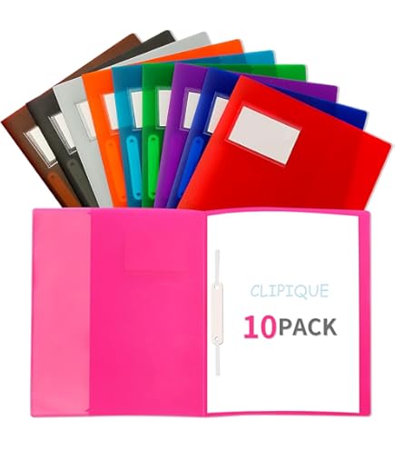 ACROPAQ - 10 X A4 Display Book - With Front Pocket, Document Folders - View #9