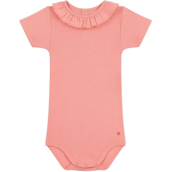 Body Fille Oeko-tex Qualité Body Bébé Fille Petit Bateau Manche Courte - Collerette - Coton Bio Oeko-Tex Vêtement Bébé écologique