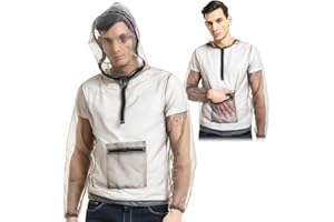 Lixada Traje Prevención de Mosquito Ligero Conjunto Unisexo con Malla Ultra-Fina para Senderismo Pesca Camping Alimentando Abejas