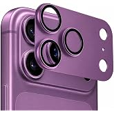 Nezih Case iPhone 18 Pro ile Uyumlu Titanyum Kaplama Tam Kaplayan Kamera Lens Koruyucu - Bordo