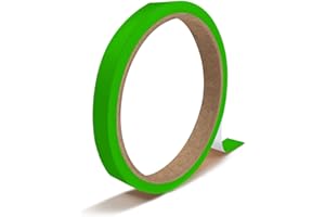 GREENSTIK MATERIALS 3mm x 10m Self Adhesive Coloured Vinyl Pinstripes Car, Vehicle Graphics & Detailing (Pinstripe Green 3mm)