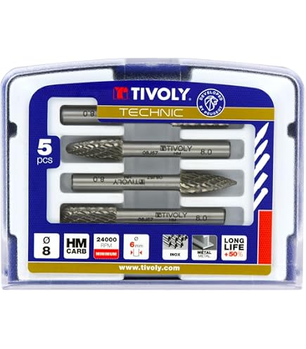 TIVOLY - Coffret Forets Bois HSS Haute Performance - Pour Perçage du
