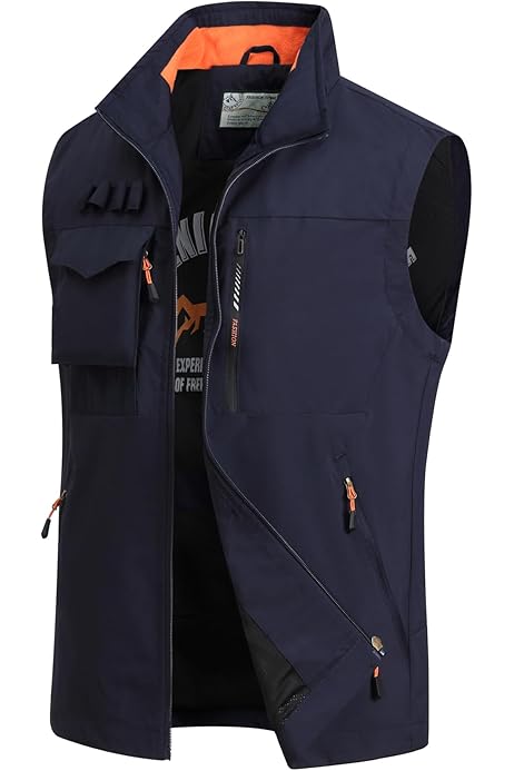 Gilet Uomo Leggero Oralidera - Per Pesca, Fotografia, Traspirante, Multi-Tasca, Asciugatura Rapida - Foto 2
