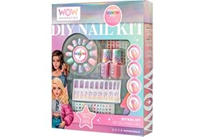 WOW Generation - Set de Manicura con Uñas Perfumadas, Kit de Uñas, Pintauñas Niñas, Pegatinas Decorativas, Lima, Esmaltes de Uñas,Ideal para Regalo