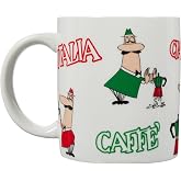 Bialetti - Kupa - Mug Tricolore Omino - 250mL - Porselen