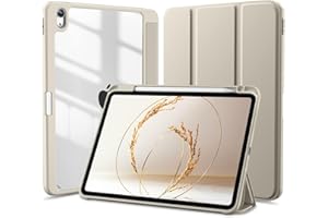 Vobafe Etui na iPada Air 5. 4. generacji, z uchwytem na ołówki (10,9 cala, 2022/2020), potrójnie składany pokrowiec na iPada Air 5 4, wsparcie ołówek 2 bezprzewodowe ładowanie, Starlight