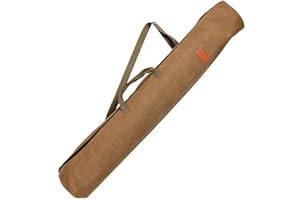 QIUPFGUT Bolsa Plegable portátil para caña de Pescar, Soporte para caña de Pescar, Bolsa de Almacenamiento, Funda para cañas de Pescar, Estuche para caña de Pescar,1.2m