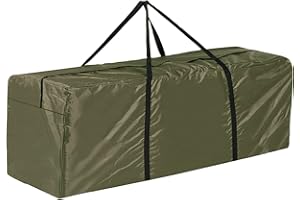 MAGENT Rangement pour Coussin Salon Jardin, Housse Protection Multifonctionnelle Extérieure Imperméable avec Poignée Transport, 80x80x60cm