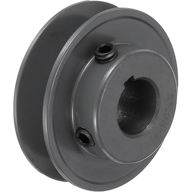 Zoro Select BK52118 Fixed Bore V-Belt Pulley - 1-1/8" Bore, 4.95" OD, 1 Groove Cast Iron Pulley