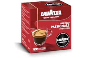 Lavazza A Modo Mio Espresso Passionale, 2er Pack, 2 x 16 Kapseln
