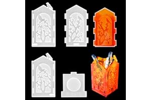 FineInno Moule Resine Bougeoirs, Moule Silicone Resine Porte-stylo, Moulle Resine Epoxy Boîte à Bijoux pour Porte Bougie, Décoration de Maison Artisanat (Oiseau)