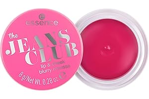 ‎ESSENCE COSMETICS essence the JEANS CLUB lip & cheek blurry mousse, Rouge, Nr. 01, Pink, Färbeeffekt, matt, vegan, ölfrei, ohne Parabene, Nanopartikel frei, 1er Pack (8g)