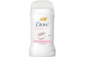 Dove Powder Soft Women's Antiperspirant Deodorant Cream Stick for 48 hour sweat protection and long-lasting fragrance with ¼ moisturising cream 50 ml