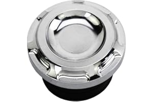HDBUBALUS HDBUBUS Bouchon de réservoir de carburant en aluminium CNC ventilé pour moto Harley Touring Road King Softail Dyna Sportster XL 1200 883
