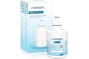 Wessper® Filtr wody do lodówki zamiennik do Samsung Aqua-Pure Plus DA29-00003G DA29-00003B DA29-00003A DA29-00003A-B DA2900003A DA2900003B TADA29-00003A TADA29-00003B DA97-06317, 06A DA61-00159A