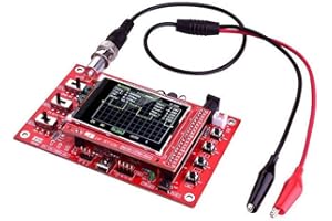 Treedix DSO138 Oszilloskop DIY Kit Tragbares digitales Oszilloskop 1 msps Echtzeit-Abtastrate 2,4 Zoll TFT Display
