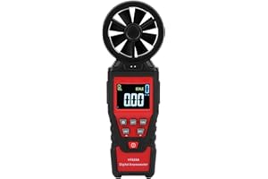 MARHYNCHUS HT625 Anemometer, kann Windgeschwindigkeit, Tester und Detektoren Luftstrom und Anemometer Luftvolumen, Temperatur und Luftfeuchtigkeit messen, Handanemometer
