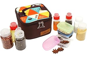 MKNZOME Botes de Condimento de Salsa, Tarro de Especias Botella de Vinagre de Aceite de Salsa de Condimento Portátil, Contenedor de Especias con Bolsa, Adecuado para Acampar Barbacoa Picnic Viajes