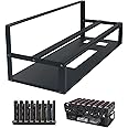 Châssis jusqu'à 8 Cartes Graphiques, Mining Rig Frame 60x27x24 cm, Open Air Case Soigné pour Rig de Minage Crypto Monnaie (Ca