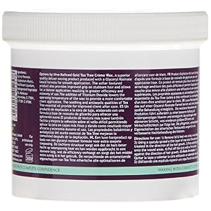 Hive 425g Options Gold Refined Tea Tree Cream Depilatory Wax - Image 2