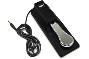HQRP Pédale Universelle de Sustain Type Piano Compatible avec Yamaha NP-30 / YNP-25 / P-140 / P-255 / P-95B / PSR-E333 / PSR-E423 / PSR-S650 / EZ-200 / DGX-200 Claviers numériques