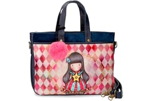 GORJUSS Gor-juss Moon Buttons - Borsa messenger da bambina, multicolore, 39x28x6.5 cms, Borsa per computer portatile