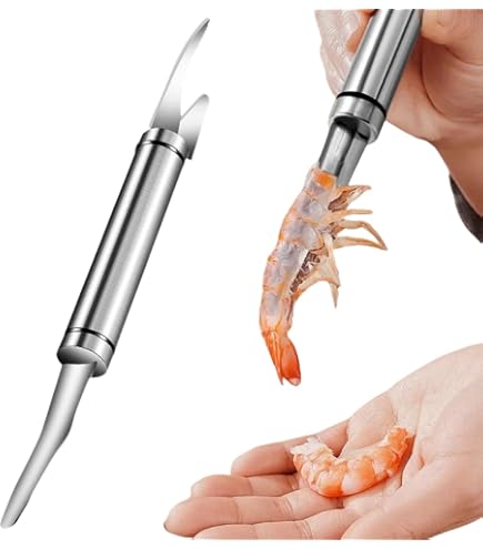 Sbucciatore Per Gamberi E Aragosta In Acciaio Inossidabile – Strumento Con Design Protettivo Per Unghie, Per Frutti Di Mare E Crostacei