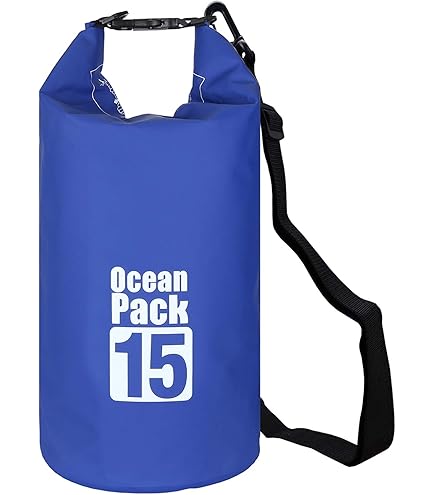 Relaxdays Zaino Impermeabile Ocean Pack 30L - Borsa Stagna Per Sport Acquatici, Rosso, 72x38 Cm - Foto 8