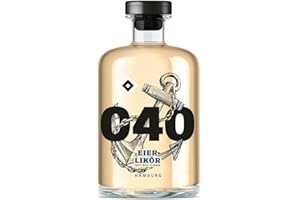 ‎WEILA HSV 040 Eierlikör |für eggnog, eierpunsch | mit 040 / Rum |Fanartikel für Fans vom Hamburger SV | Hamburg, Fußball, Aufstieg, Männer, Frauen, Weihnachten Geschenk | 500ml Einzelflasche | 20% Vol.