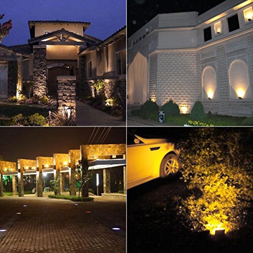 MeiKee 10W Ultrahelles LED Fluter, ersetzt einer 60W Halogenlampe, wasserdicht, 700lm, Warmweiß, LED Flutlicht, LED Außenleuchten, LED Flutlichtstrahler, LED Strahler, LED Scheinwerfer - 6