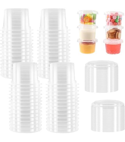 Sabco - 50 contenitori per icroonde in plastica trasparente da 1000 l