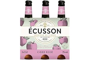 Ecusson Cidre Rose Naturel Biologique, 3 x 330ml